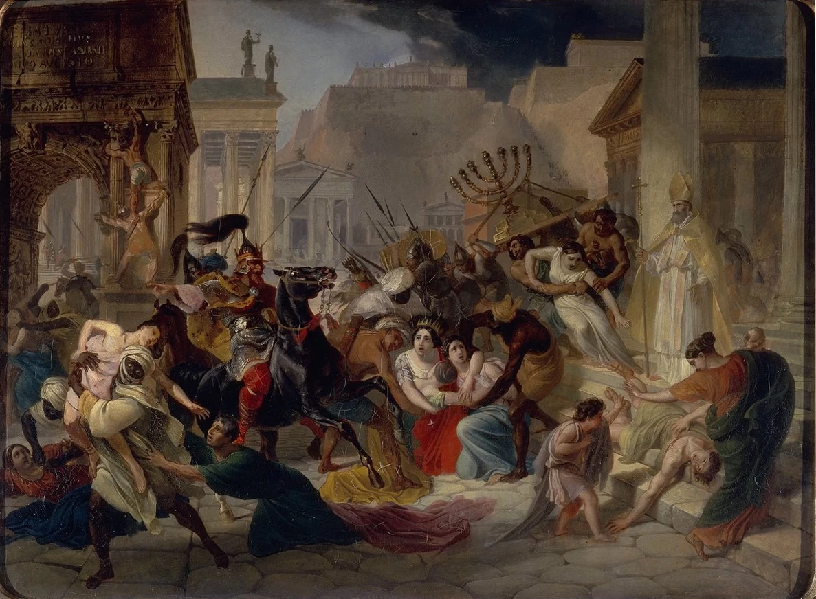 Il sacco di Roma nel 455. Genserico e i Vandali invadono Roma